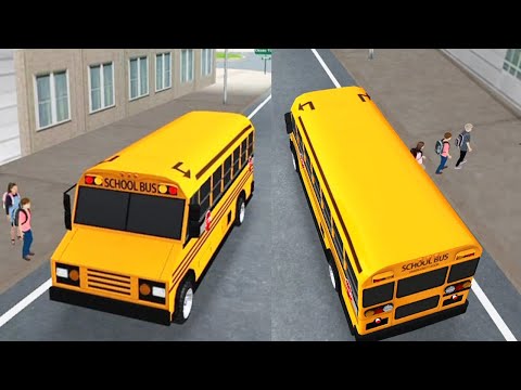 Super High School Bus Driving Simulator 3d 2021 - School Bus Driving Simulator - Android Gameplay