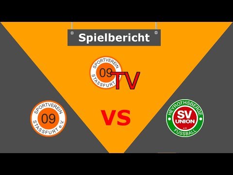 Spielbericht SV 09 Stassfurt - SV Union Heyrothsberge