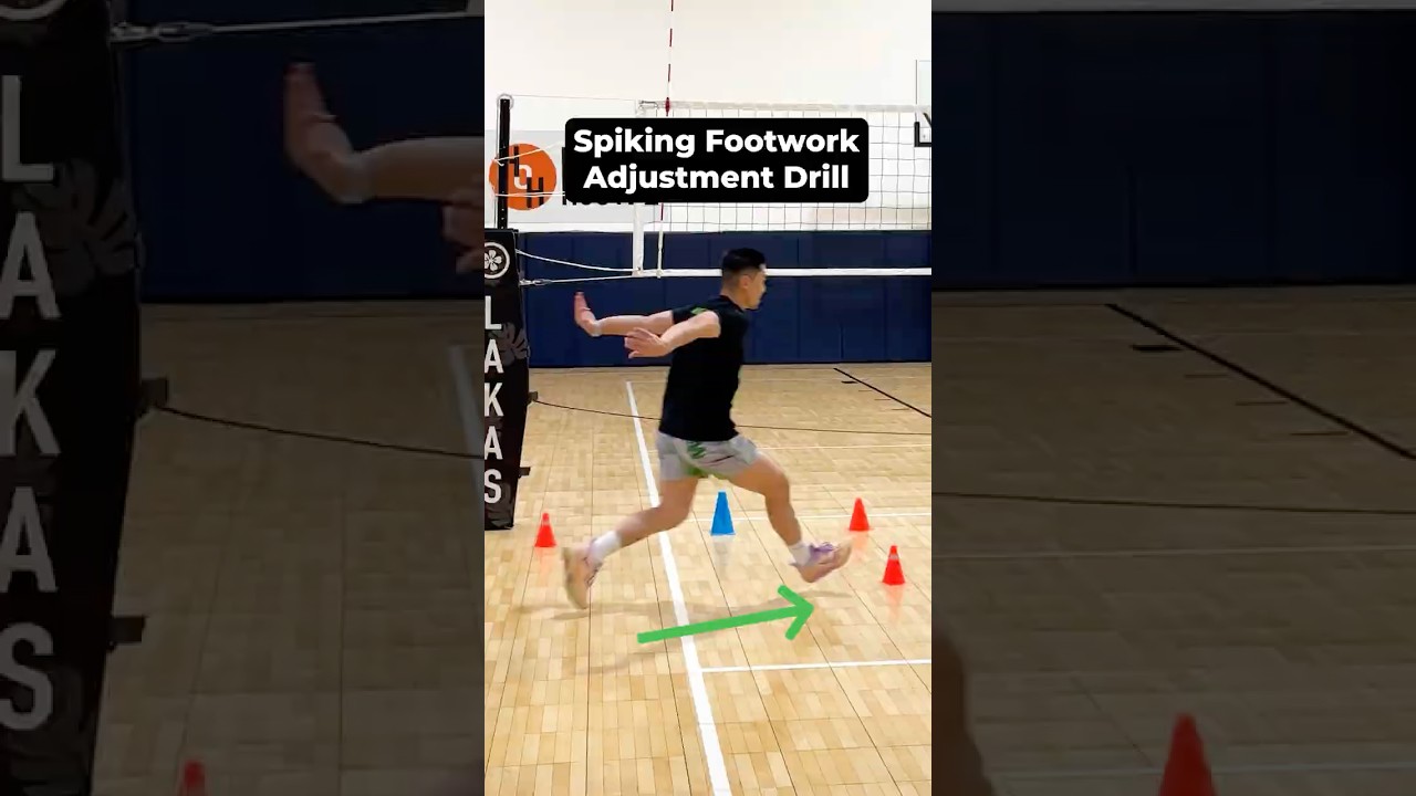 Clean footwork = better spikes 👟⚡ What’s the toughest part for you? #volleyball #volleyballworld