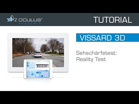OCULUS Akademie - Vissard 3D: Sehschärfetest - Reality Test