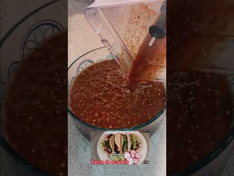 La MEJOR SALSA TAQUERA🌮Ideal para TACOS al PASTOR, TACOS de SUADERO, HUARACHES, TLACOYOS, SOPES, etc