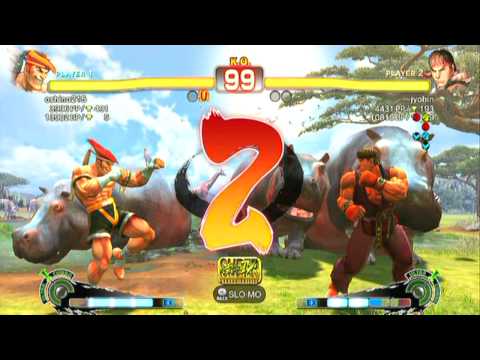 SSF4 AE: oshino215(Adon) vs jyobin(Ryu) - HD 720p