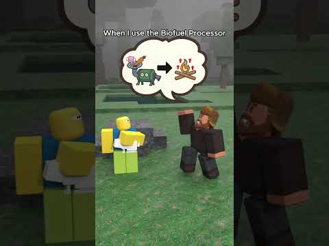 When I use the Biofuel Processor in 99 Nights in the Forest ☠️