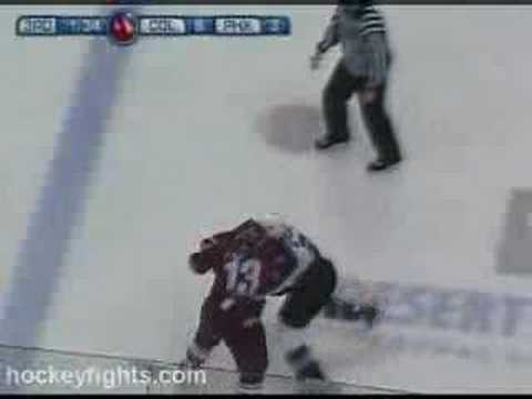 Mark Rycroft vs Dan Carcillo