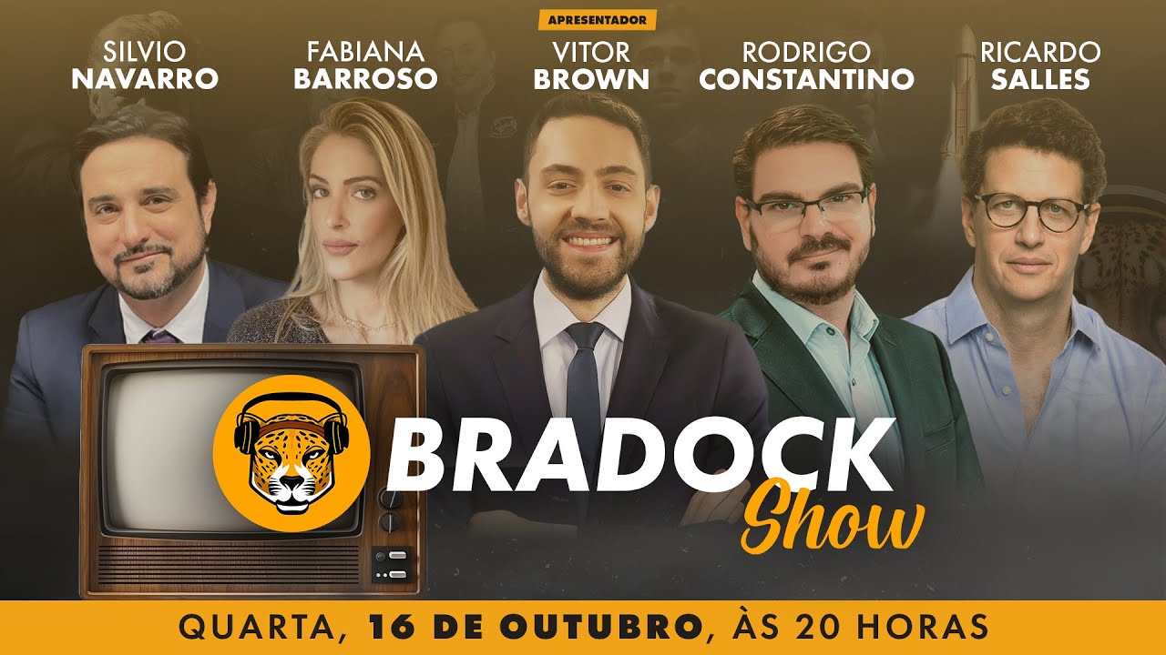 Bradock Show 16/10/24 - Vitor Brown, Constantino, Fabiana Barroso, Silvio Navarro e Ricardo Salles