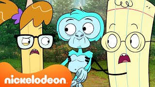 Rock, Paper, Scissors & Pencil Are LOST On A Mountain! 🏔 BRAND NEW Scene | Nicktoons