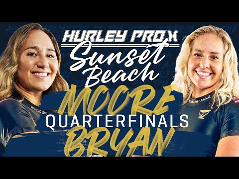 Carissa Moore vs Gabriela Bryan | Hurley Pro Sunset Beach 2023 - Quarterfinals Heat Replay