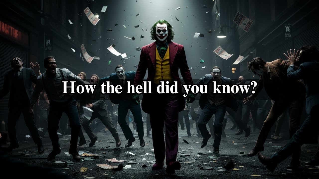 People still can’t believe this sh*t—how the hell did you know? - JOKER DARK MOTIVATION POWERFUL