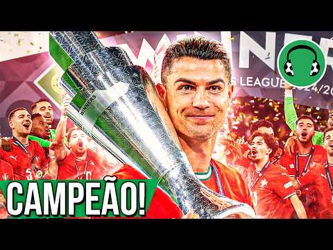 ♫ CRISTIANO RONALDO FEZ DE NOVO! CAMPE&Atilde;O DA NATIONS LEAGUE AOS 40! | Par&oacute;dia Oasis