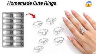 DIY cute ring making | How to make rings at home | Easy homemade rings | DIY rings
