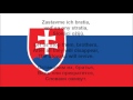 Nad Tatrou sa blýska - Slovenská hymna. Slovak ...