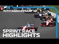 F2 Sprint Race Highlights | 70th Anniversary Grand Prix 2020