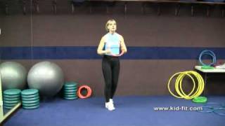 How To Teach Preschool Fitness: Preschool Activities Using Hoops