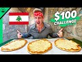 Lebanon $100 Street Food Challenge!! Super Cheap Middle East Feast!!