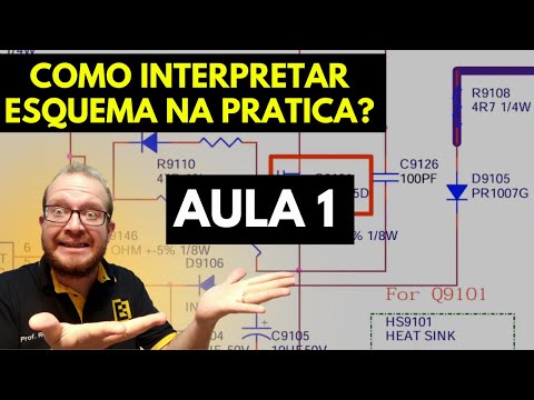 COMO LER Esquema Eletronico e Começar o Teste de uma PLACA Eletrônica? Aula 1 - Eletronica Facil