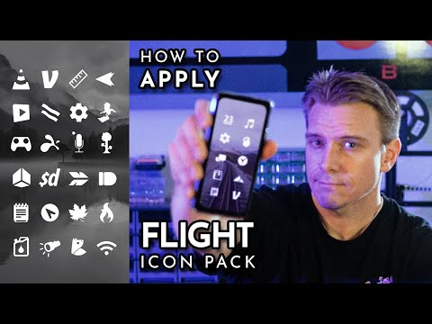 Flight Dark - Icon Pack Video