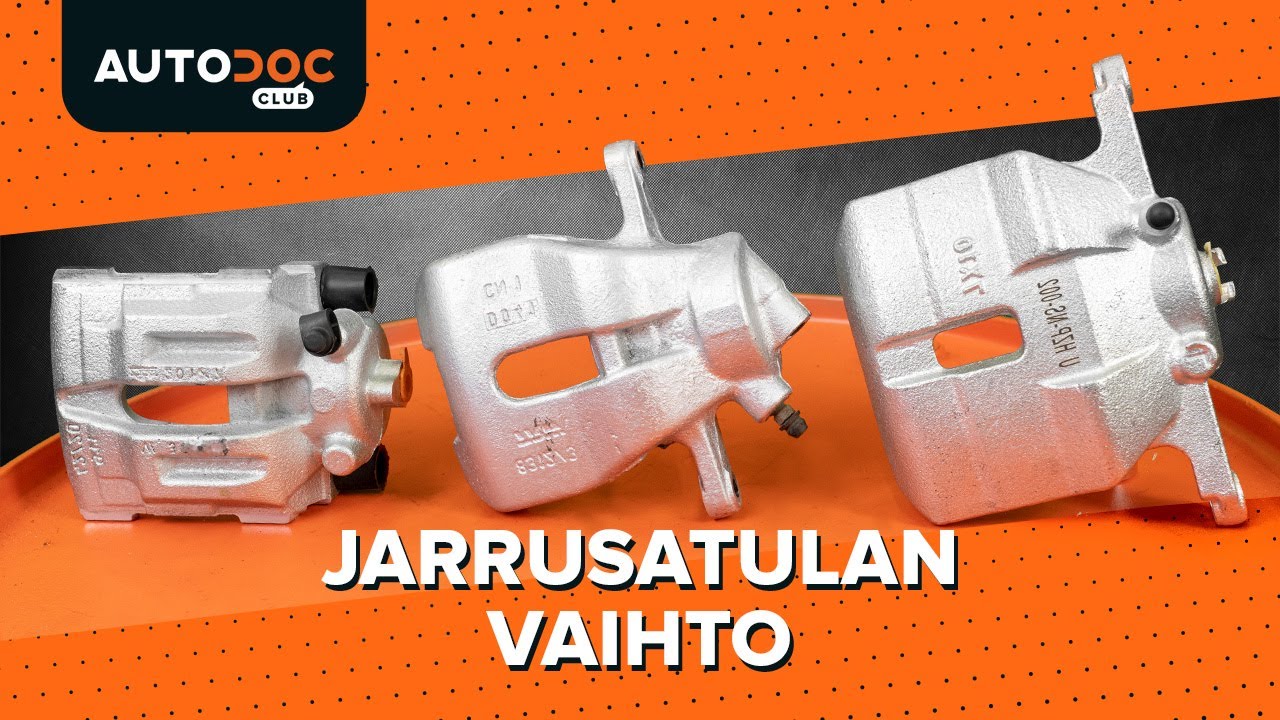 Kuinka vaihtaa jarrusatula autoon