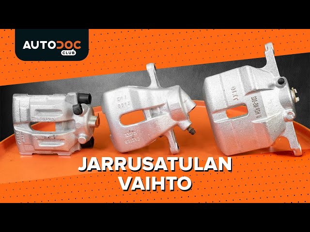 Katso video-opas kuinka vaihtaa Jarrusatulat VOLVO S70-mallin