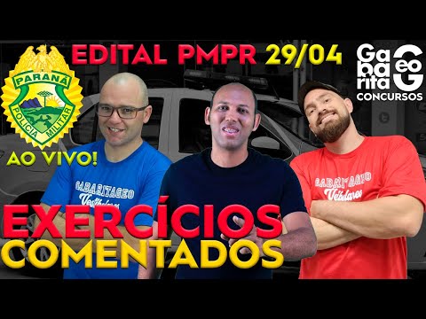 [29/04] QUESTÕES DO EDITAL PMPR 2020 - GEOGRAFIA, HISTÓRIA E MATEMÁTICA