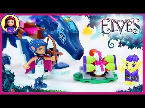 Lego Elves Rosalyn's Healing Hideout Build the Dragon Sapphire Kids Toys