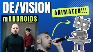 De/Vision - mAndroids ANIMATED synthpop video