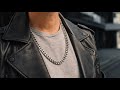 Men's Curb Link Necklace Stainless Steel 20 Length