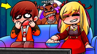 Download lagu ¡1 NOCHE DE TERROR CON FREDDY! 😱 😨 | ESCAPA DE FNAF EN MINECRAFT! mp3