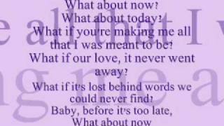 What About Now - Daughtry w/ lyrics