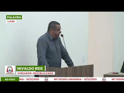 46ª Sessão Ordinária Da Câmara De Vereadores De Bataguassu - 19.12.2025