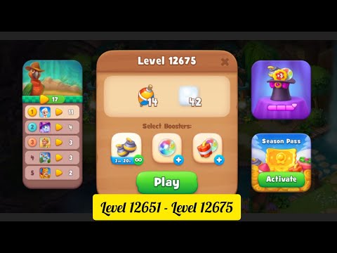 Gardenscapes ( Level 12651 - Level 12675 ) - All Puzzles - Gameplay PART - 554