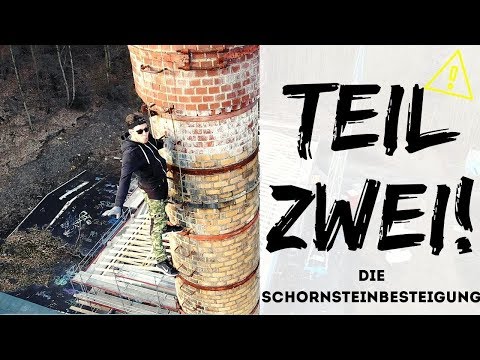 Urban Climbing: "Stairway to heaven" | 30 Meter Schornstein klettern | Felix Tomb