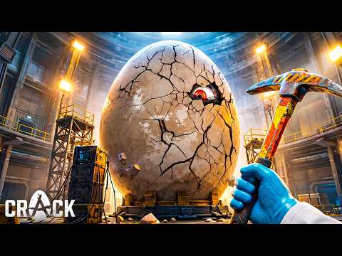 ОЧИСТИ ГИГАНТСКОЕ ЯЙЦО от СКОРЛУПЫ КИРКОЙ! ЧТО ВНУТРИ ЯЙЦА? (CRACK)