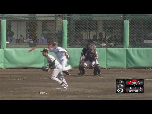 【ファーム】ライオンズ・鬼崎 ベテランの一打で逆転に成功!! 2017/4/14 L-G(ファーム)