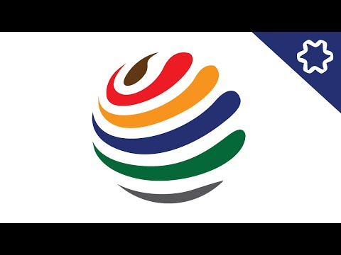 Water Drop Logo Design Tutorial With Different color every layer Adobe illustrator tutorial