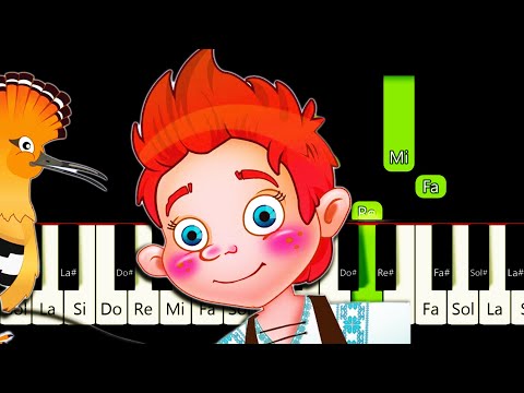 Pupăza Din Tei Tutorial PIAN Cantece Copii