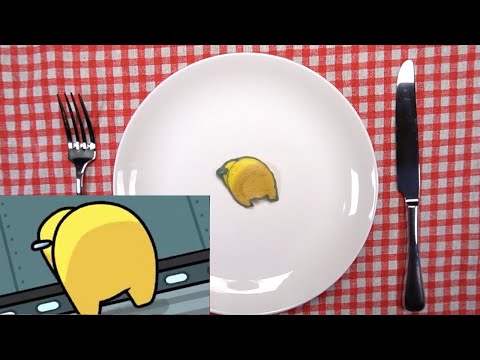 Among Us Twerk Pancake Art