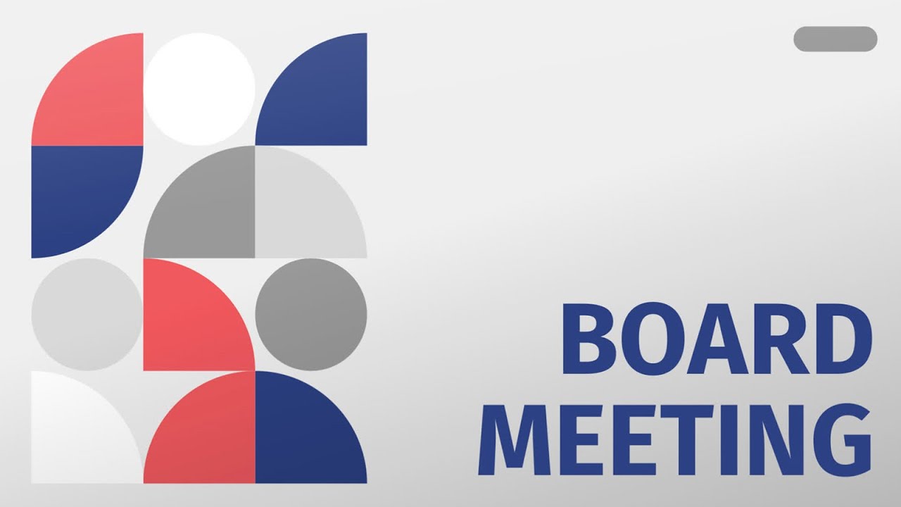 Board Meeting Video Template (Editable)