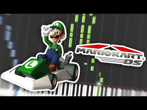 Mario Kart DS Title Screen Piano Tutorial Synthesia