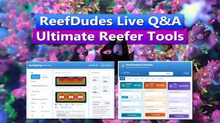 ReefDudes Live Q&A - Reef Tool kit - Dosing calculator, Par estimator, fish stocking and more!