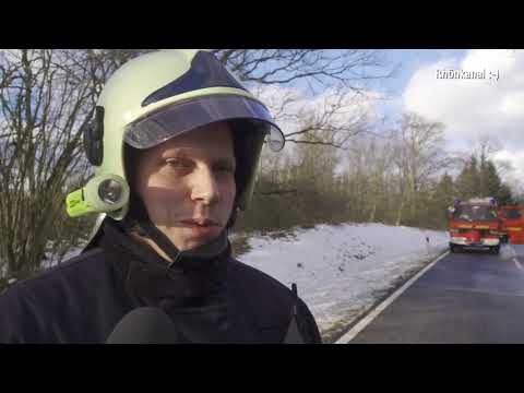 Sturmtief Friederike - Baumsperren Rhön - Feuerwehr im Einsatz