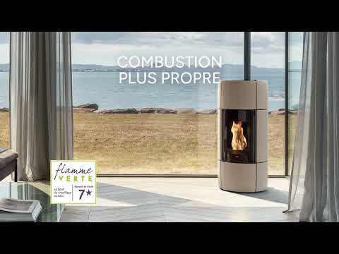 CURVE, le poêle à granulés le plus vendu de MCZ.