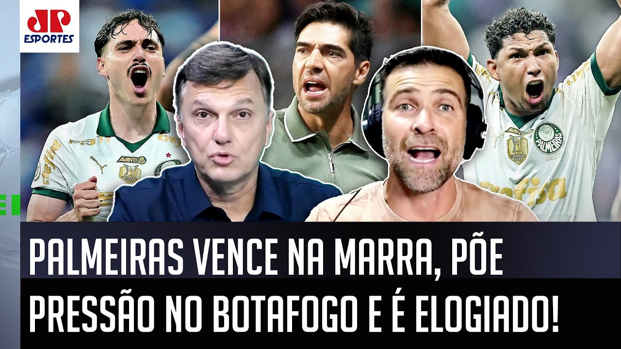 "ISSO É UMA GRANDE VIRTUDE, gente! O Palmeiras DERRUBA A TESE de que..." PRESSÃO sobre o Botafogo!