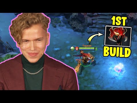 Topson MONKEY KING - First build MASK OF MADNESS DOTA 2