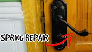 How To Repair/Replace Broken Door Handle Spring.