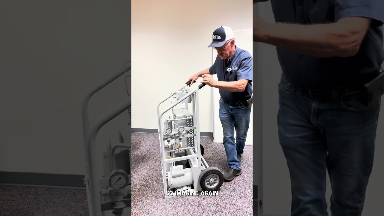 RefTec LRH-HT-A-115-E Lite Evac High Pressure Refrigerant Recovery Unit Overview