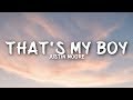 Justin Moore - That's My Boy (Lyrics)