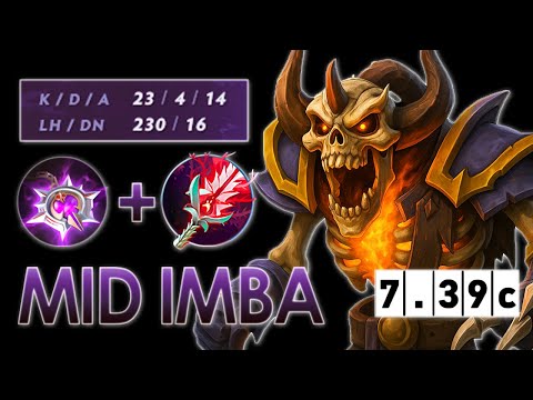 Clinkz MID Immortal – 23 Kill Nullifier Bloodthorn Build Patch 7.39c
