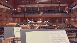 🇩🇪VLOG: オーケストラアカデミー最後の1週間🎻￤ドイツ生活6年目ｽﾀｰﾄで学生ビザから就労ビザへ🛂￤動画最後にお知らせ🗣️
