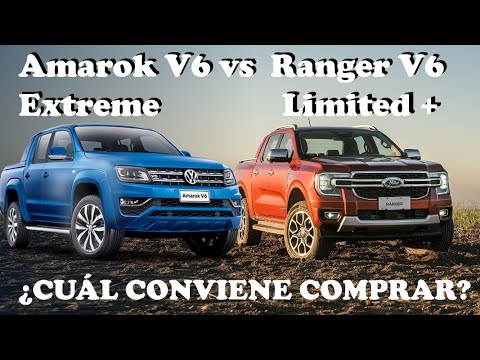 Ford Ranger V6 vs Volkswagen Amarok V6 | Duelo en 6 rounds ¿Cuál es más conveniente?