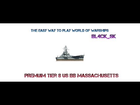 World of Warships PREMIUM Tier 8 US BB Massachusetts CZ/SK